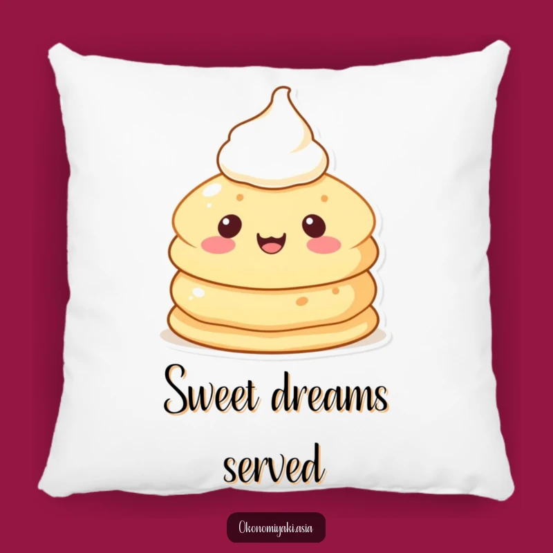 Cozy Funny Pancake Pal Pillow: Soft Comfort with a Cheerful Breakfast Friend