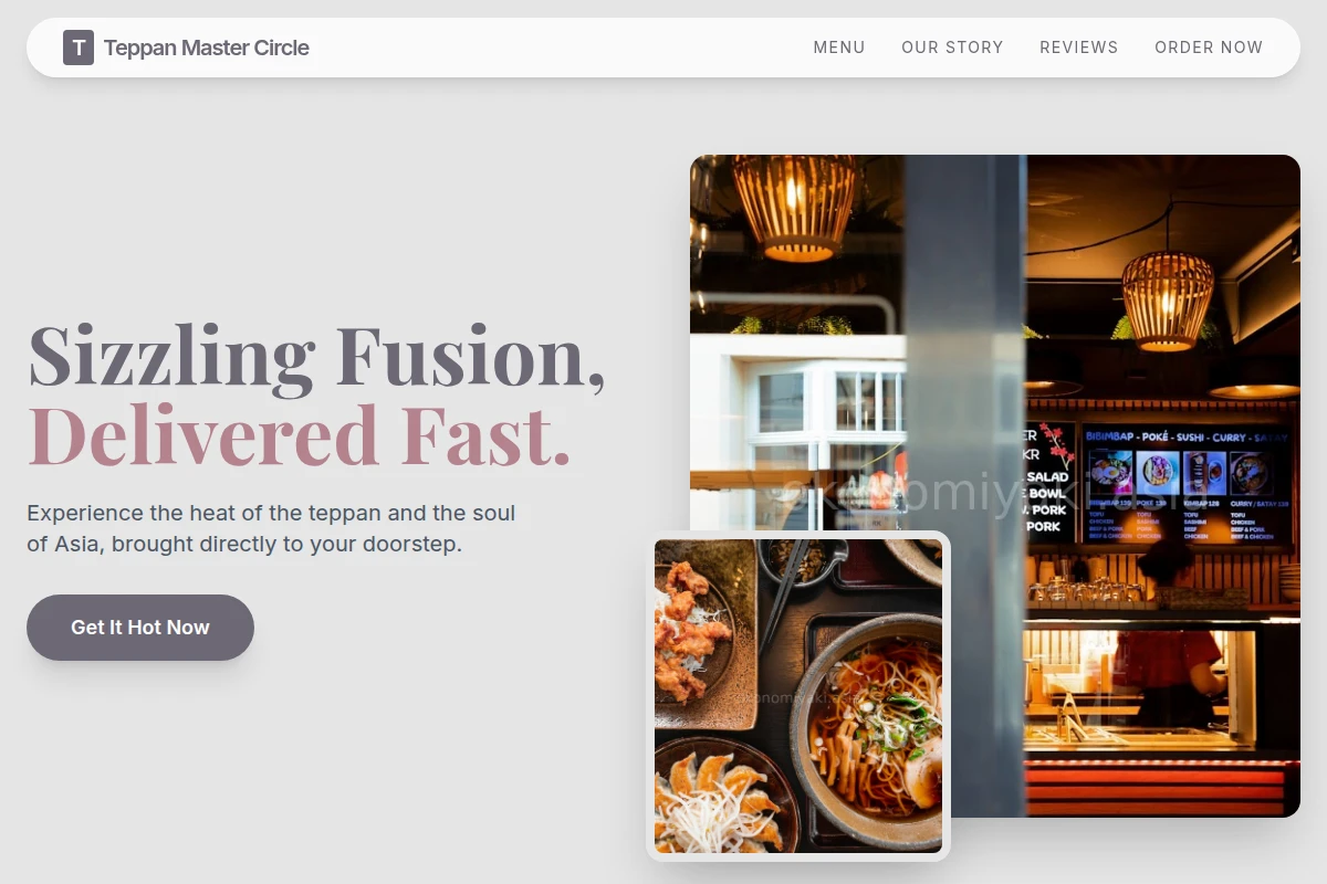 Delivery Asian Fusion Food