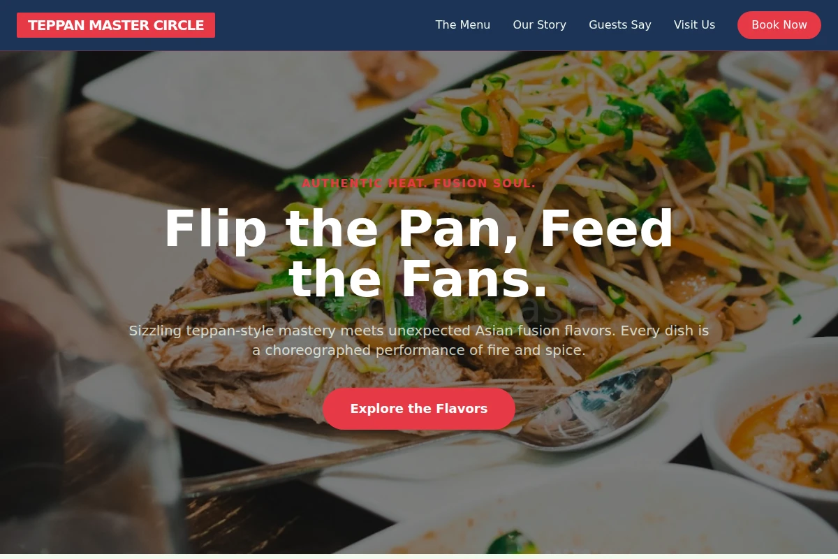 Skillet Asian Fusion Food