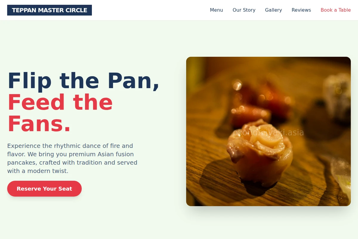 Pancake Asian Fusion Food