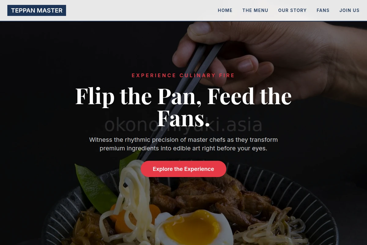 Chef Japanese Food