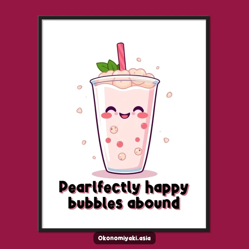 Free Printable Boba Dance Wall Art: Quirky Bubble Tea Decor for Your Home