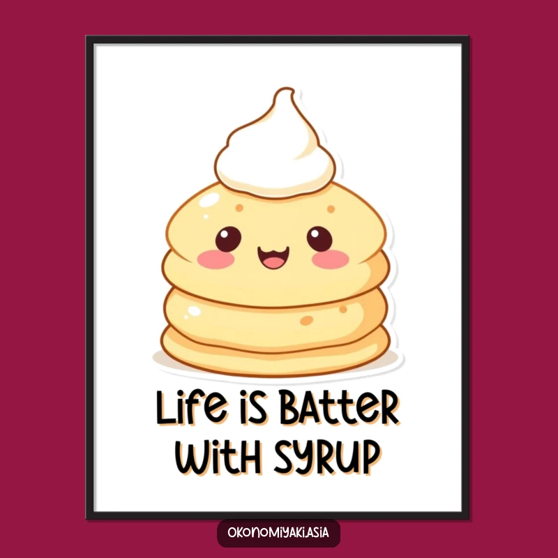 Free Printable Pancake Character Wall Art: Whimsical Breakfast Decor for Any Room