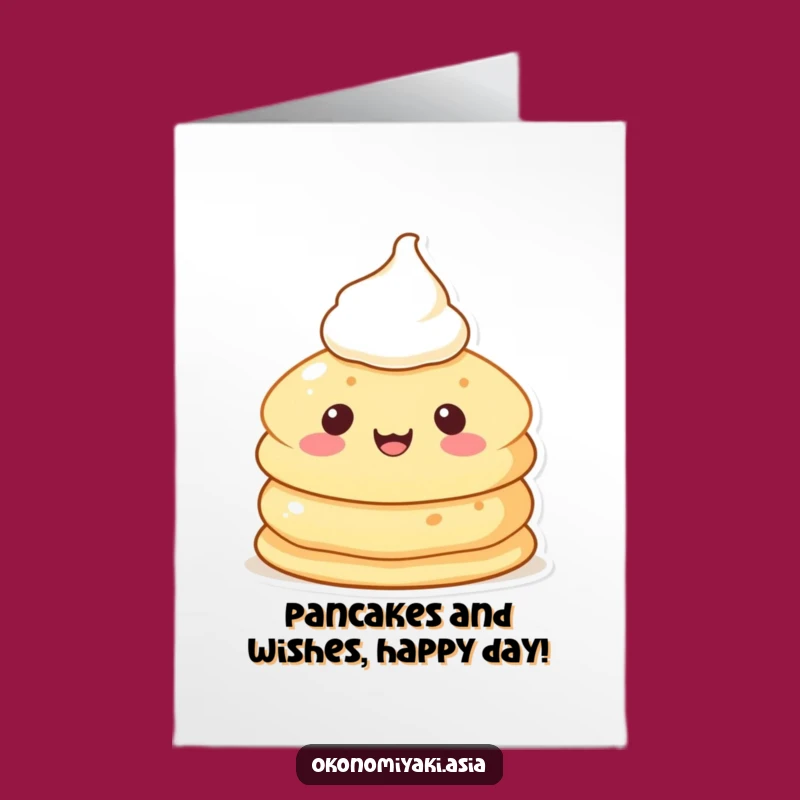Free Printable Pancake Birthday Card: Funny Downloadable Gift for Breakfast Lovers