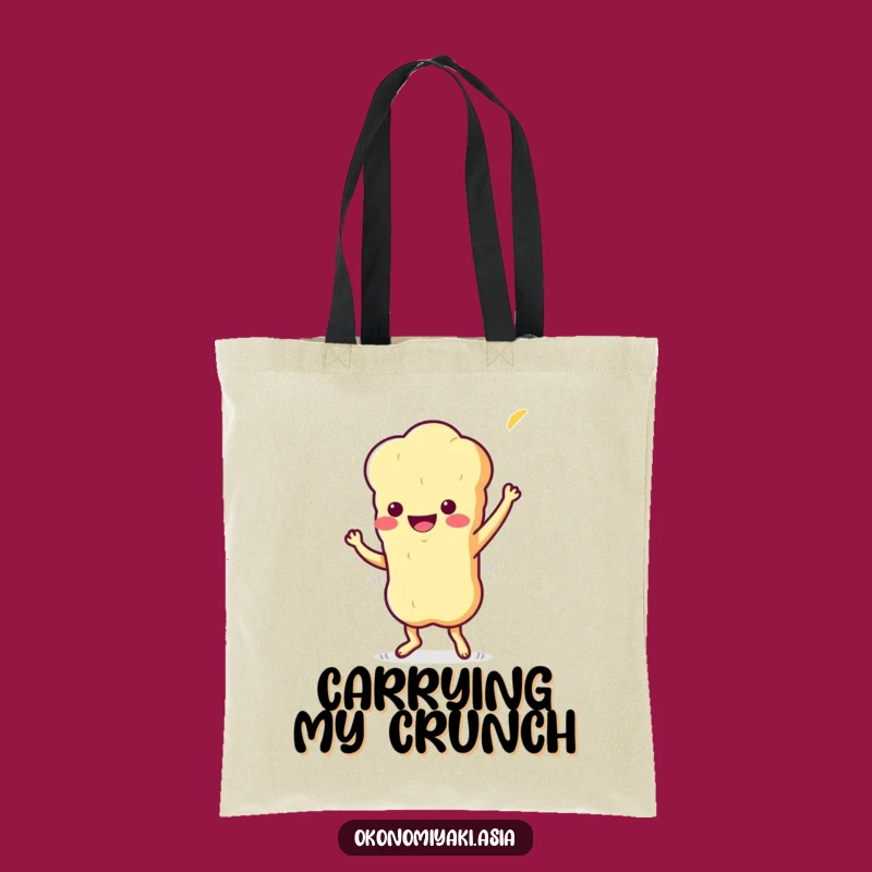 Tempura Dance Funny Tote Bag: Wiggling Character Style